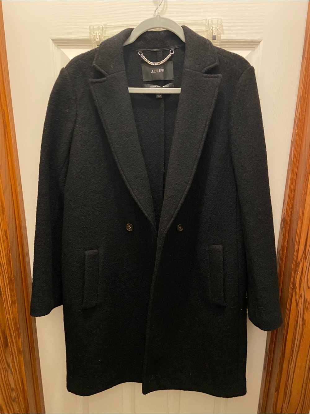 J.Crew boiled wool Italian coat